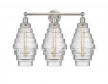 Innovations Lighting 616-3W-SN-G672-8 - Cascade - 3 Light - 26 inch - Satin Nickel - Bath Vanity Light