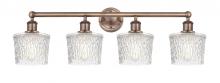 Innovations Lighting 616-4W-AC-G402 - Niagara - 4 Light - 34 inch - Antique Copper - Bath Vanity Light