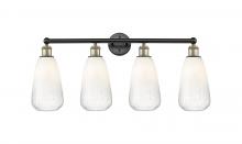 Innovations Lighting 616-4W-BAB-G480-6OP - Brookhaven Almond - 4 Light - 33 inch - Black Antique Brass - Bath Vanity Light