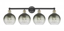 Innovations Lighting 616-4W-BAB-G483-8SL - Brookhaven Globe - 4 Light - 35 inch - Black Antique Brass - Bath Vanity Light