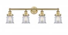 Innovations Lighting 616-4W-BB-G182S - Canton - 4 Light - 32 inch - Brushed Brass - Bath Vanity Light