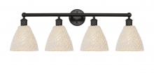 Innovations Lighting 616-4W-OB-NBD-75-NAT - Bristol Natural - 4 Light - 35 inch - Oil Rubbed Bronze - Bath Vanity Light