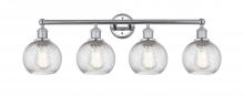 Innovations Lighting 616-4W-PC-G1214-6 - Athens Twisted Swirl 4 Light 33 inch Bath Vanity Light