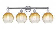 Innovations Lighting 616-4W-PC-G483-8AM - Brookhaven Globe - 4 Light - 35 inch - Polished Chrome - Bath Vanity Light
