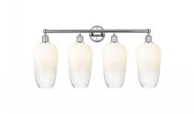 Innovations Lighting 616-4W-PC-G484-7OP - Brookhaven Flute - 4 Light - 34 inch - Polished Chrome - Bath Vanity Light