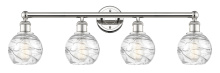 Innovations Lighting 616-4W-PN-G1213-6CL - Athens Deco Swirl - 4 Light - 33 inch - Polished Nickel - Bath Vanity Light