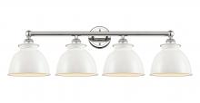 Innovations Lighting 616-4W-PN-M14-W - Adirondack - 4 Light - 35 inch - Polished Nickel - Bath Vanity Light