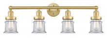 Innovations Lighting 616-4W-SG-G182S - Canton - 4 Light - 32 inch - Satin Gold - Bath Vanity Light