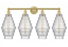 Innovations Lighting 616-4W-SG-G672-8 - Cascade - 4 Light - 35 inch - Satin Gold - Bath Vanity Light