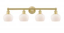 Innovations Lighting 616-4W-SG-G91 - Fenton - 4 Light - 34 inch - Satin Gold - Bath Vanity Light