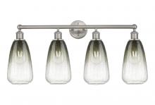 Innovations Lighting 616-4W-SN-G480-6SL - Brookhaven Almond - 4 Light - 33 inch - Brushed Satin Nickel - Bath Vanity Light