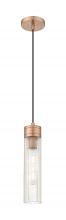Innovations Lighting 617-1P-AC-G617-11SCL - Boreas - 1 Light - 3 inch - Antique Copper - Cord Hung - Mini Pendant