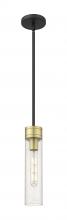 Innovations Lighting 617-1S-BAB-G617-11SDY - Boreas - 1 Light - 3 inch - Black Antique Brass - Stem Hung - Mini Pendant