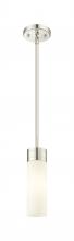 Innovations Lighting 617-1S-PN-G617-8WH - Boreas - 1 Light - 3 inch - Polished Nickel - Stem Hung - Mini Pendant