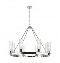 Innovations Lighting 617-8CR-PN-G617-8SCL - Boreas - 8 Light - 36 inch - Polished Nickel - Chandelier