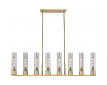Innovations Lighting 617-8I-BB-G617-11SM - Boreas - 8 Light - 48 inch - Brushed Brass - Linear Pendant