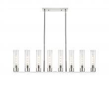 Innovations Lighting 617-8I-PN-G617-11SDY - Boreas - 8 Light - 48 inch - Polished Nickel - Linear Pendant