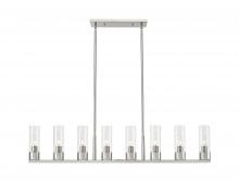 Innovations Lighting 617-8I-SN-G617-8CL - Boreas - 8 Light - 48 inch - Satin Nickel - Linear Pendant