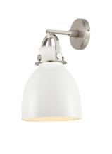 Innovations Lighting 710-1W-SN-M712-8W - Newton Bell Sconce