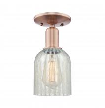 Innovations Lighting 716-1C-AC-G2511 - Caledonia - 1 Light - 5 inch - Antique Copper - Semi-Flush Mount