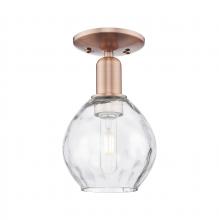 Innovations Lighting 716-1C-AC-G362 - Waverly - 1 Light - 6 inch - Antique Copper - Semi-Flush Mount