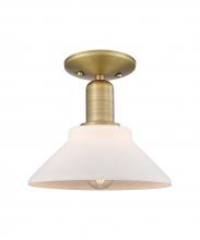 Innovations Lighting 716-1C-BB-G131 - Orwell - 1 Light - 8 inch - Brushed Brass - Semi-Flush Mount