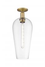 Innovations Lighting 716-1C-BB-G456-8CL - Chelsea - 1 Light - 6 inch - Brushed Brass - Semi-Flush Mount