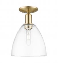 Innovations Lighting 716-1C-CB-GBD-92 - Bristol - 1 Light - 9 inch - Champagne Bronze - Semi-Flush Mount