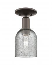 Innovations Lighting 716-1C-OB-G257 - Caledonia - 1 Light - 5 inch - Oil Rubbed Bronze - Semi-Flush Mount