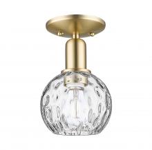 Innovations Lighting 716-1C-PC-G1215-6 - Athens Water Glass - 1 Light - 6 inch - Polished Chrome - Semi-Flush Mount