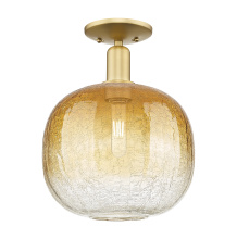 Innovations Lighting 716-1C-SG-G481-10AM - Brookhaven Sphere - 1 Light - 6 inch - Satin Gold - Semi-Flush Mount