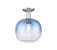 Innovations Lighting 716-1C-SN-G481-10SB - Brookhaven Sphere - 1 Light - 6 inch - Brushed Satin Nickel - Semi-Flush Mount