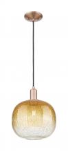 Innovations Lighting 716-1P-AC-G481-10AM - Brookhaven Sphere - 1 Light - 6 inch - Antique Copper - Cord hung - Mini Pendant