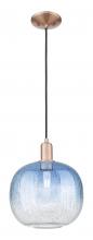Innovations Lighting 716-1P-AC-G481-10SB - Brookhaven Sphere - 1 Light - 6 inch - Antique Copper - Cord hung - Mini Pendant