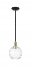 Innovations Lighting 716-1P-BAB-G458-7CL - Preston Globe - 1 Light - 6 inch - Black Antique Brass - Cord hung - Mini Pendant