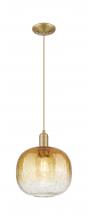 Innovations Lighting 716-1P-BB-G481-10AM - Brookhaven Sphere - 1 Light - 6 inch - Brushed Brass - Cord hung - Mini Pendant