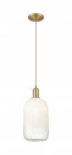 Innovations Lighting 716-1P-BB-G482-7OP - Brookhaven Cloche - 1 Light - 6 inch - Brushed Brass - Cord hung - Mini Pendant
