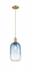 Innovations Lighting 716-1P-BB-G482-7SB - Brookhaven Cloche - 1 Light - 6 inch - Brushed Brass - Cord hung - Mini Pendant