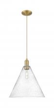 Innovations Lighting 716-1P-BB-GBC-164 - Berkshire Glass - 1 Light - 16 inch - Brushed Brass - Cord hung - Mini Pendant