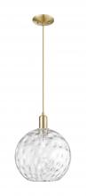 Innovations Lighting 716-1P-CB-G1215-12 - Athens Water Glass - 1 Light - 12 inch - Champagne Bronze - Cord hung - Mini Pendant