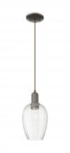 Innovations Lighting 716-1P-OB-G457-6CL - Preston Flute - 1 Light - 6 inch - Oil Rubbed Bronze - Cord hung - Mini Pendant