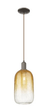 Innovations Lighting 716-1P-OB-G482-7AM - Brookhaven Cloche - 1 Light - 6 inch - Oil Rubbed Bronze - Cord hung - Mini Pendant