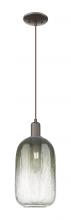 Innovations Lighting 716-1P-OB-G482-7SL - Brookhaven Cloche - 1 Light - 6 inch - Oil Rubbed Bronze - Cord hung - Mini Pendant