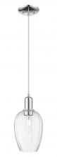 Innovations Lighting 716-1P-PC-G457-6CL - Preston Flute - 1 Light - 6 inch - Polished Chrome - Cord hung - Mini Pendant