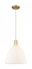 Innovations Lighting 716-1P-SG-GBD-121 - Bristol - 1 Light - 12 inch - Satin Gold - Cord hung - Mini Pendant