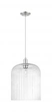 Innovations Lighting 716-1P-SN-G559-12CL - Bridal Veil - 1 Light - 12 inch - Brushed Satin Nickel - Cord hung - Mini Pendant