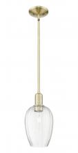 Innovations Lighting 716-1S-AB-G457-6CL - Preston Flute - 1 Light - 6 inch - Antique Brass - Mini Pendant