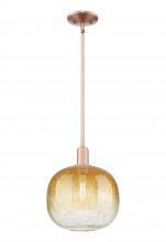 Innovations Lighting 716-1S-AC-G481-10AM - Brookhaven Sphere - 1 Light - 6 inch - Antique Copper - Mini Pendant