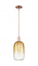 Innovations Lighting 716-1S-AC-G482-7AM - Brookhaven Cloche - 1 Light - 6 inch - Antique Copper - Mini Pendant