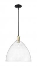 Innovations Lighting 716-1S-BAB-GBD-164 - Bristol - 1 Light - 16 inch - Black Antique Brass - Stem hung - Mini Pendant